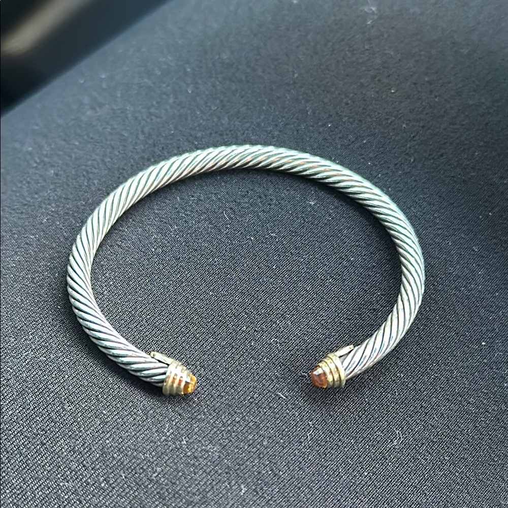 David Yurman Citrine Cable Bracelet Size Small - Picture 1 of 5